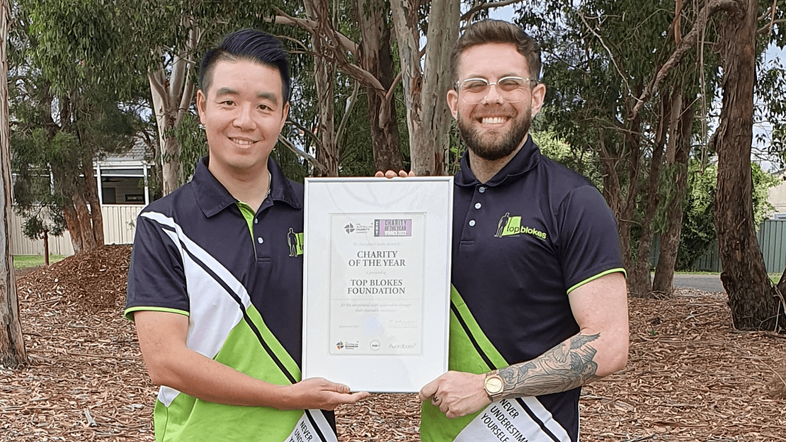 Top Blokes named Australian Charity of the Year